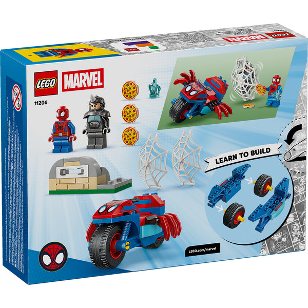 LEGO® | Marvel Spidey And His Amazing Friends Spidey on his Motorcycle vs. Rhino