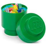 LEGO Storage Brick 1 Round  - Dark Green