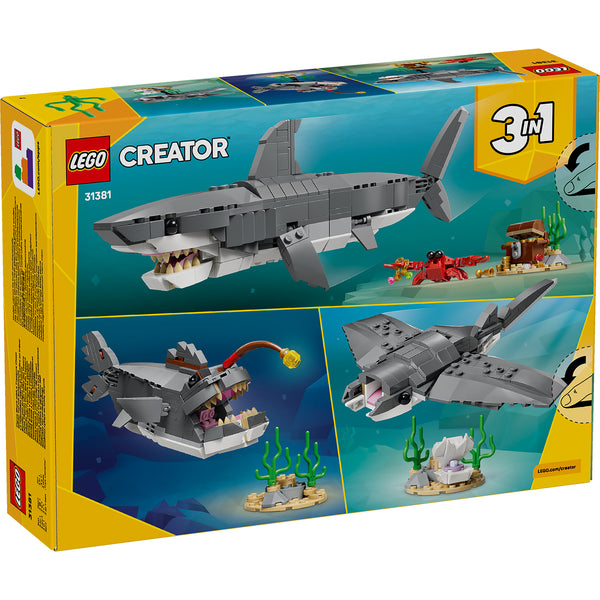 LEGO® Creator 3 in 1 Fierce Shark with a Treasure Chest