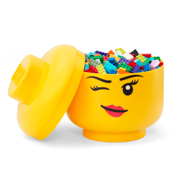 Lego Storage Head (Large) - Winking