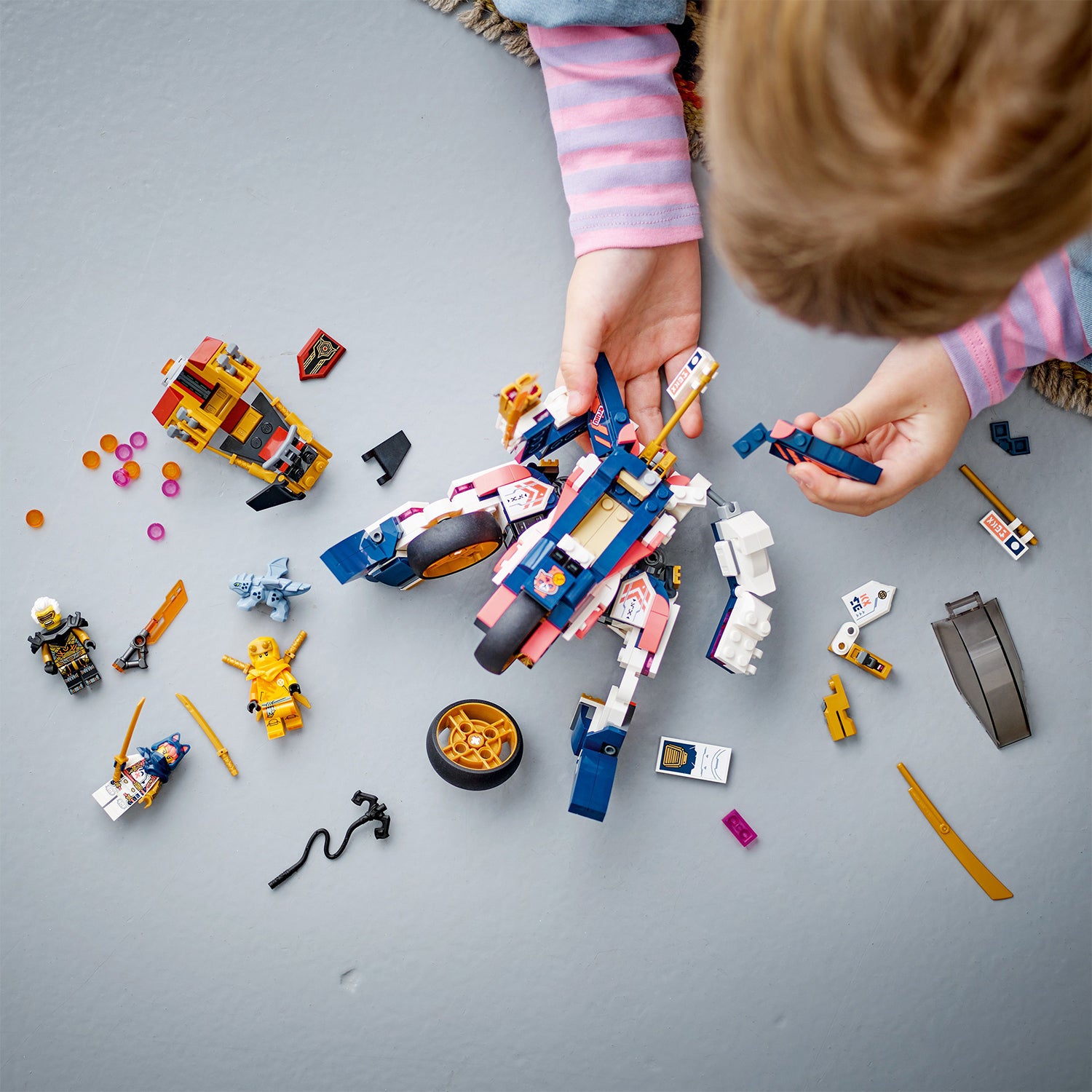 LEGO® NINJAGO® Sora's Transforming Mech Bike Racer – AG LEGO