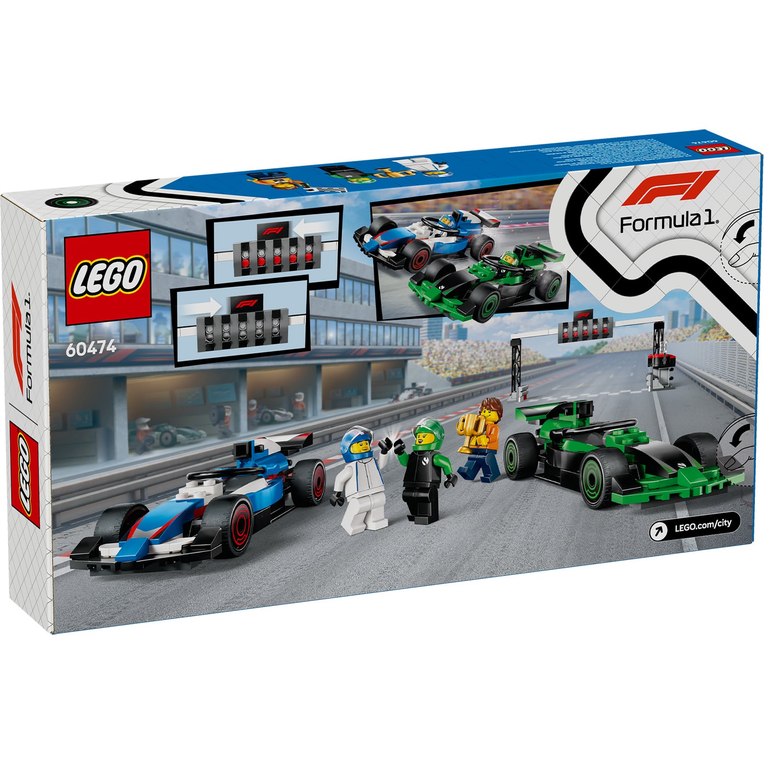 LEGO® City F1® Grid with VCARB & Sauber Race Cars – AG LEGO