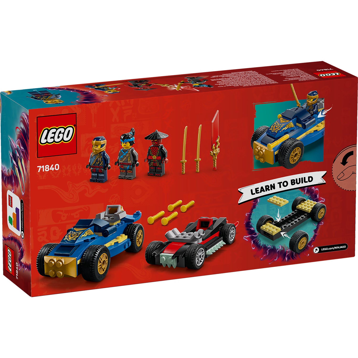 LEGO® NINJAGO® Rogue vs. Drix Race Car Duel – AG LEGO® Certified
