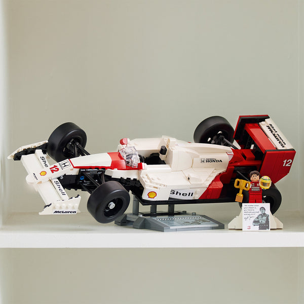 ICONOS LEGO®™ McLaren MP4/4 y Ayrton Senna – Tiendas certificadas LEGO® AG
