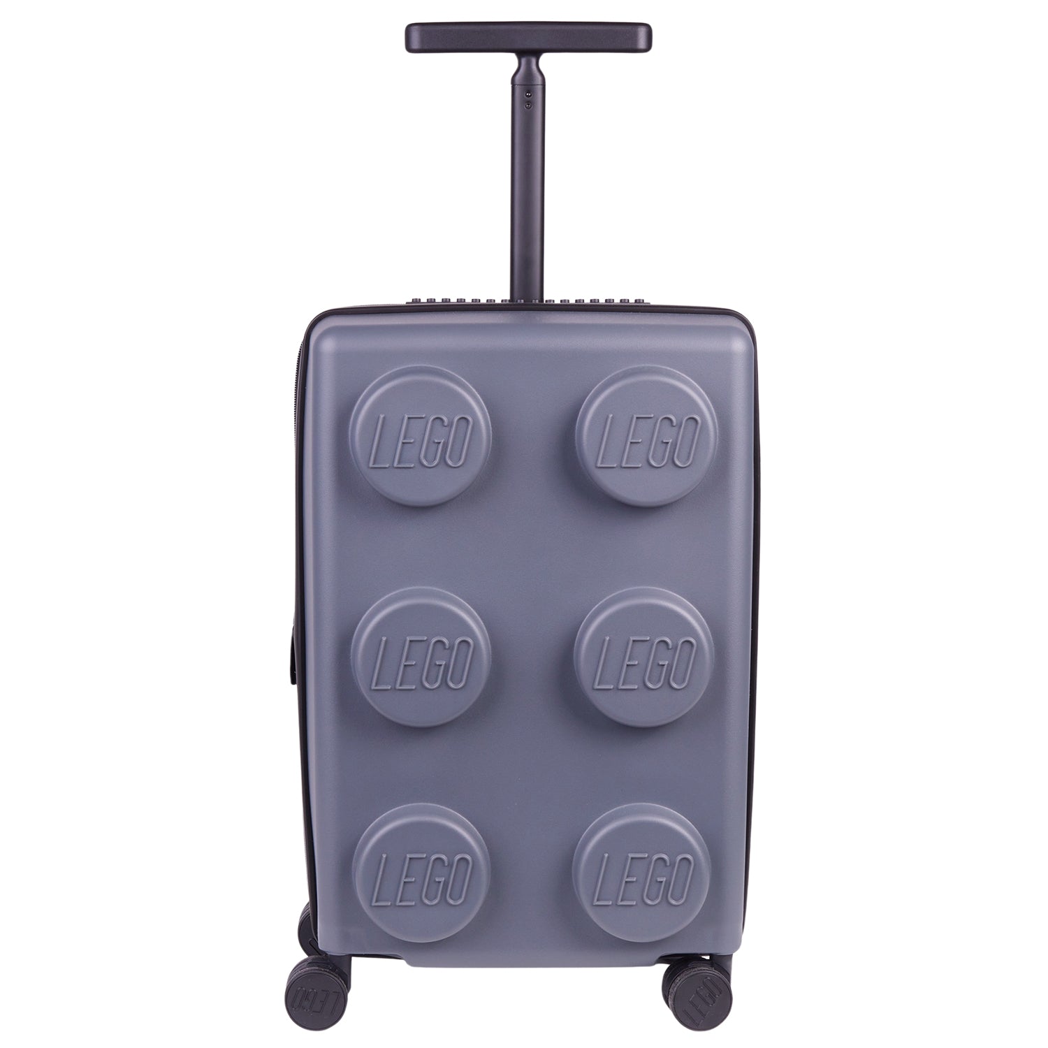 LEGO Signature Brick 2x3 Trolley Expandable Luggage - Stone Grey