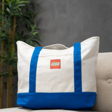 LEGO® Blue Cotton Tote Bag