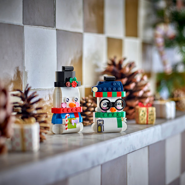 LEGO® Snowman Ornaments