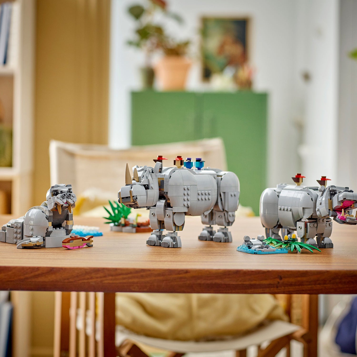 LEGO® Creator 3-in-1 Wild Animals: Majestic Rhino with Birds – AG