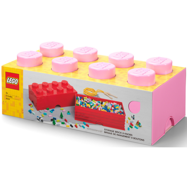 LEGO Storage Brick 8 - Light Pink