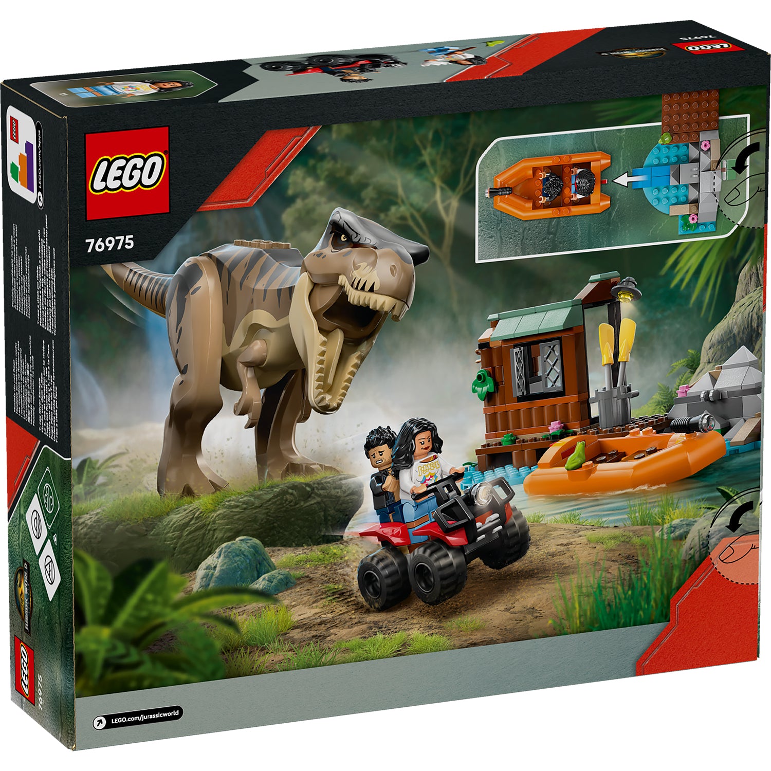 LEGO® Jurassic World T. rex River Escape – AG LEGO® Certified Stores