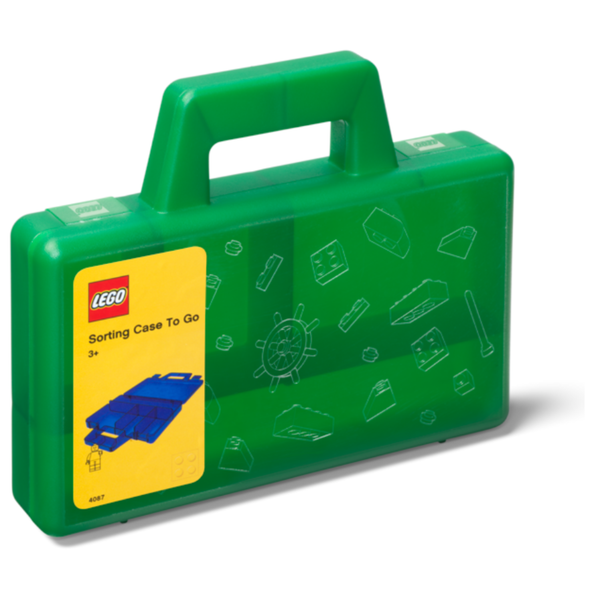 LEGO Sorting Case To Go - Dark Green