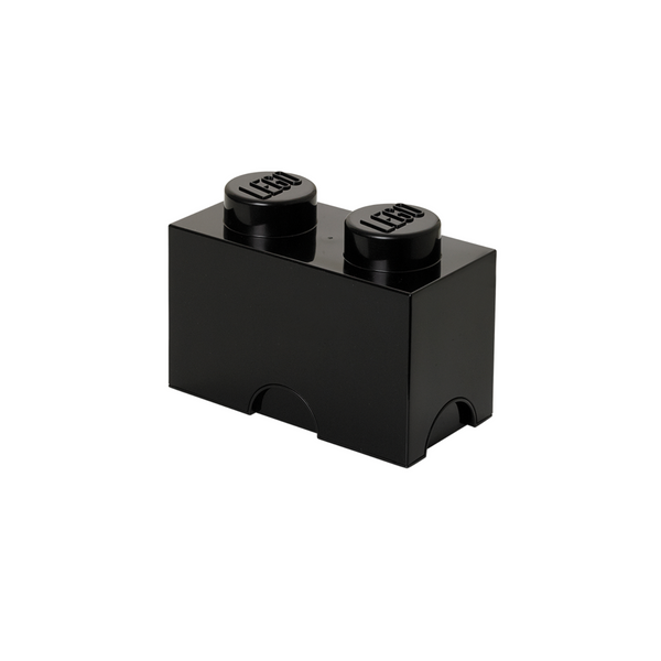 LEGO Storage Brick 2 Stud - Black