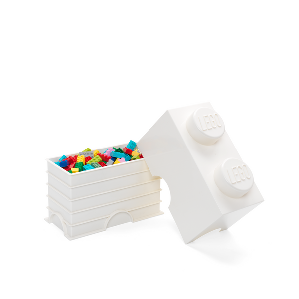 LEGO Storage Brick 2 Stud - White