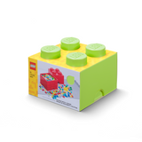 LEGO Storage Brick 4 Stud - Lime