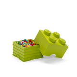 LEGO Storage Brick 4 Stud - Lime