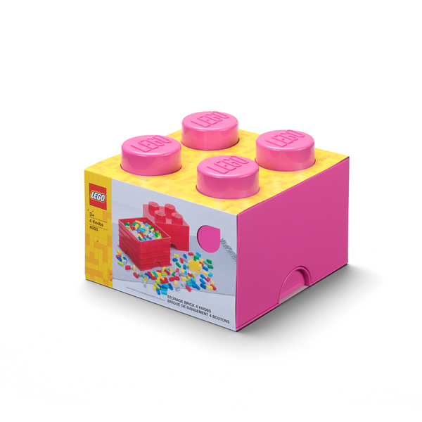 LEGO Storage Brick 4 Stud - Pink