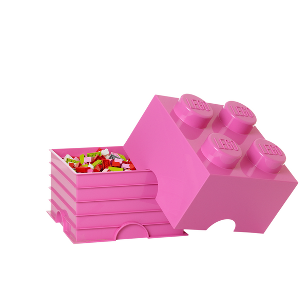 LEGO Storage Brick 4 Stud - Pink