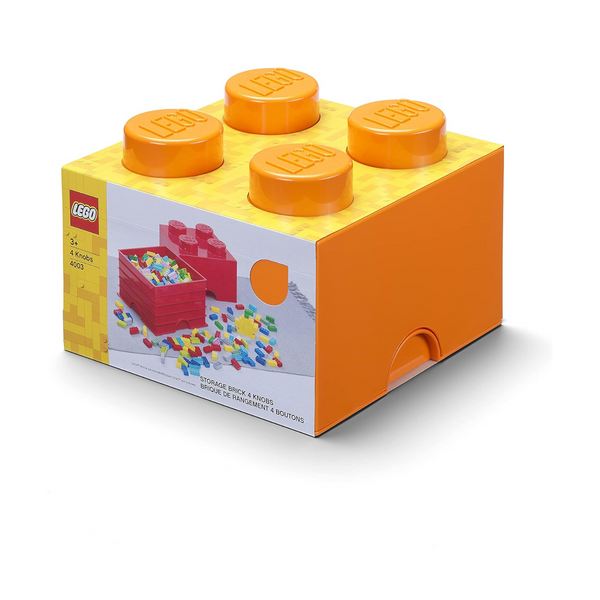 LEGO® Storage Brick 4 - Bright Orange
