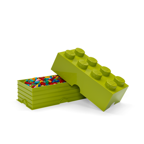 LEGO Storage Brick 8 - Lime