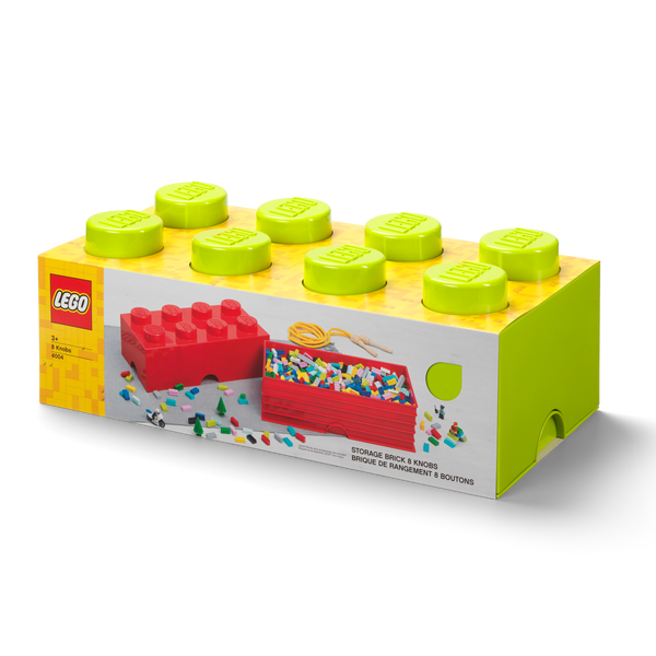 LEGO Storage Brick Lime