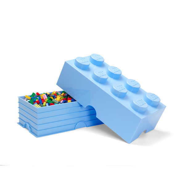 LEGO Storage Brick 8 - Light Royal Blue