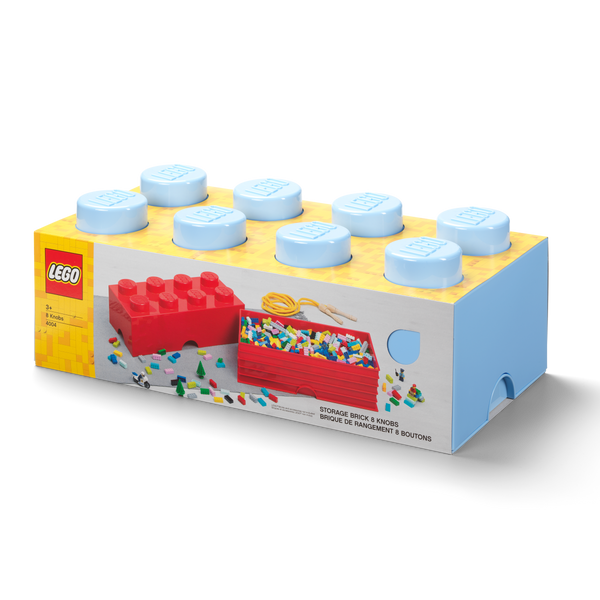 LEGO Storage Brick 8 - Light Royal Blue