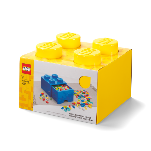 LEGO Brick Drawer 4 - Yellow