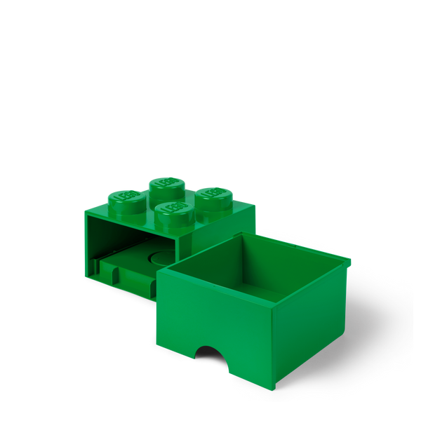 LEGO Brick Drawer 4 - Dark Green