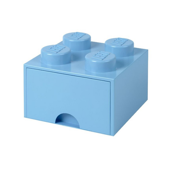 LEGO® 4-Stud Storage Brick Drawer - Light Royal Blue