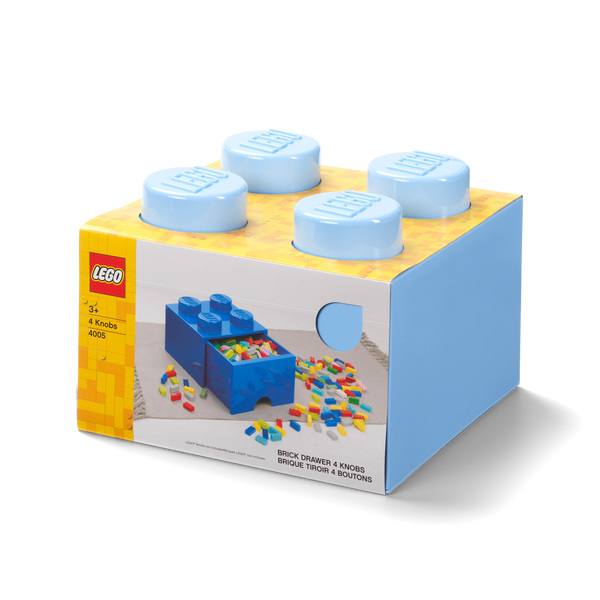 LEGO Brick Drawer 4 - Light Royal Blue