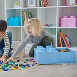 LEGO Brick Drawer 4 - Light Royal Blue