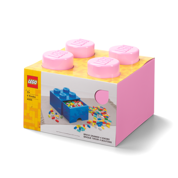 LEGO Brick Drawer 4 - Light Pink