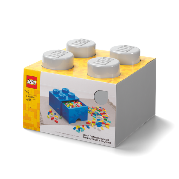 LEGO Brick Drawer 4 - Medium Stone Grey