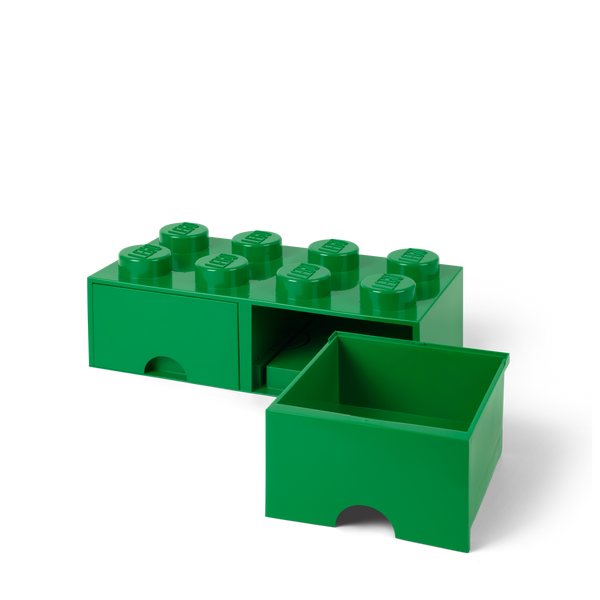 LEGO Brick Drawer 8 - Dark Green