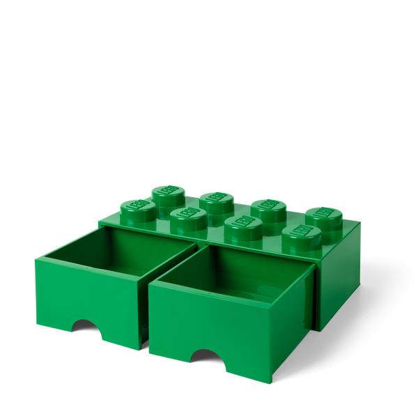 LEGO Brick Drawer 8 - Dark Green