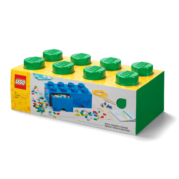 LEGO Brick Drawer 8 - Dark Green