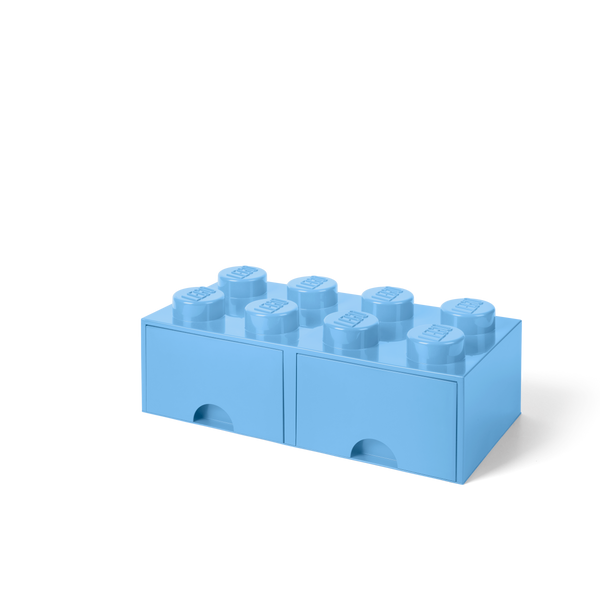 LEGO Brick Drawer 8 - Light Royal Blue