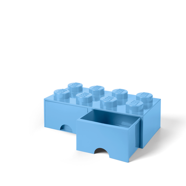 LEGO Brick Drawer 8 - Light Royal Blue