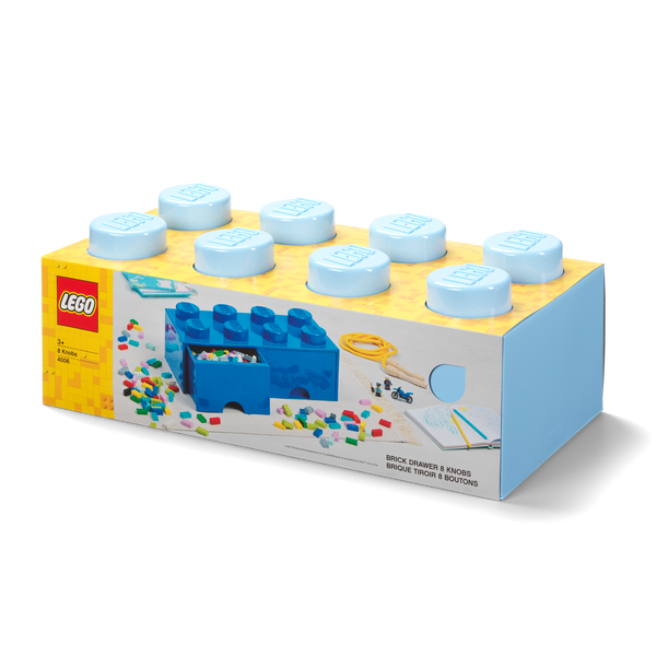 LEGO Brick Drawer 8 - Light Royal Blue