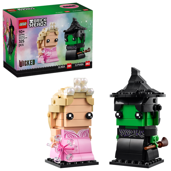 LEGO® BrickHeadz™ Elphaba & Glinda Figures