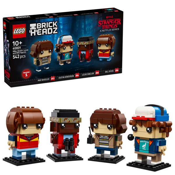 LEGO® BrickHeadz™ Mike, Dustin, Lucas and Will Figures