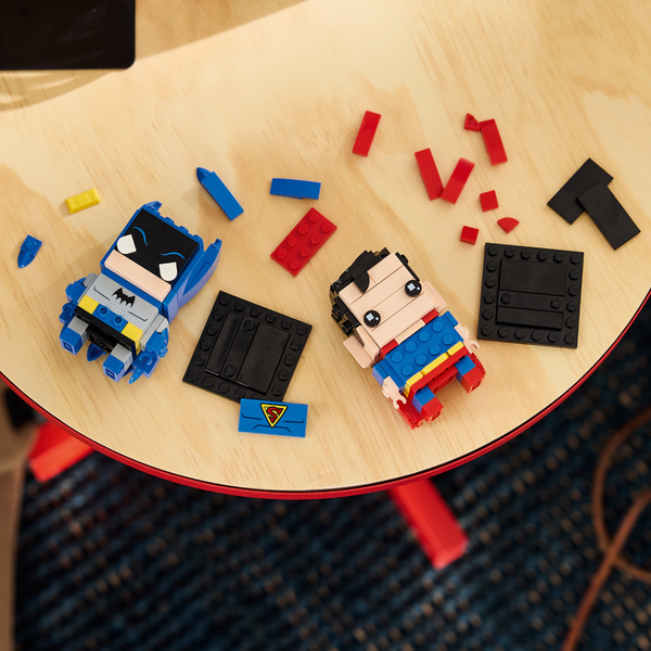 LEGO® BrickHeadz™ DC Golden Age Superman™ and Batman™ Figures