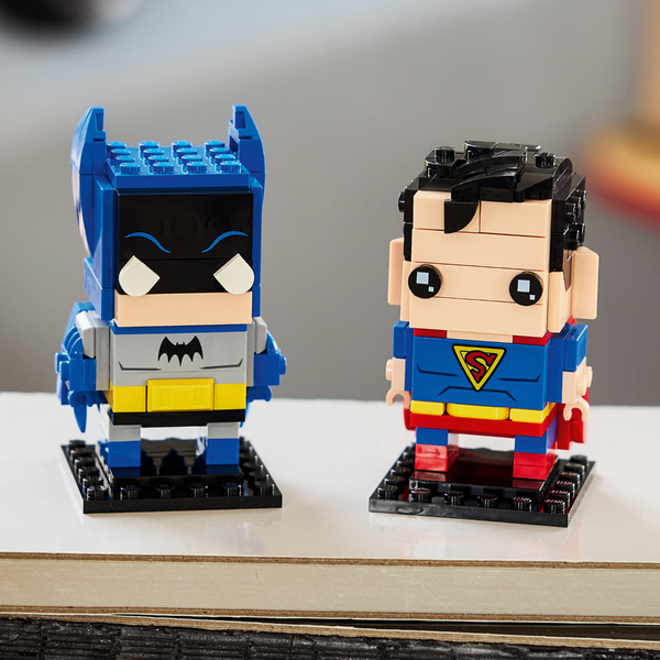 LEGO® BrickHeadz™ DC Golden Age Superman™ and Batman™ Figures