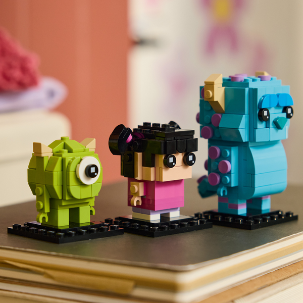 LEGO® BrickHeadz™ | Disney and Pixar Sulley, Mike and Boo Figures