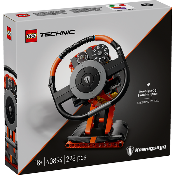 LEGO® Technic Koenigsegg Sadair’s Spear Steering Wheel