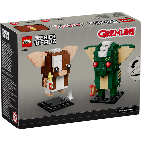 LEGO® BrickHeadz™ Gremlins Gizmo™ and Stripe Figures