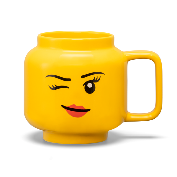 LEGO Ceramic Mug Winking Girl - Large