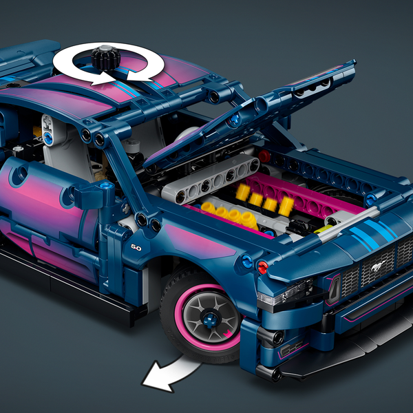 LEGO® Technic Custom Garage Ford Mustang GT Car