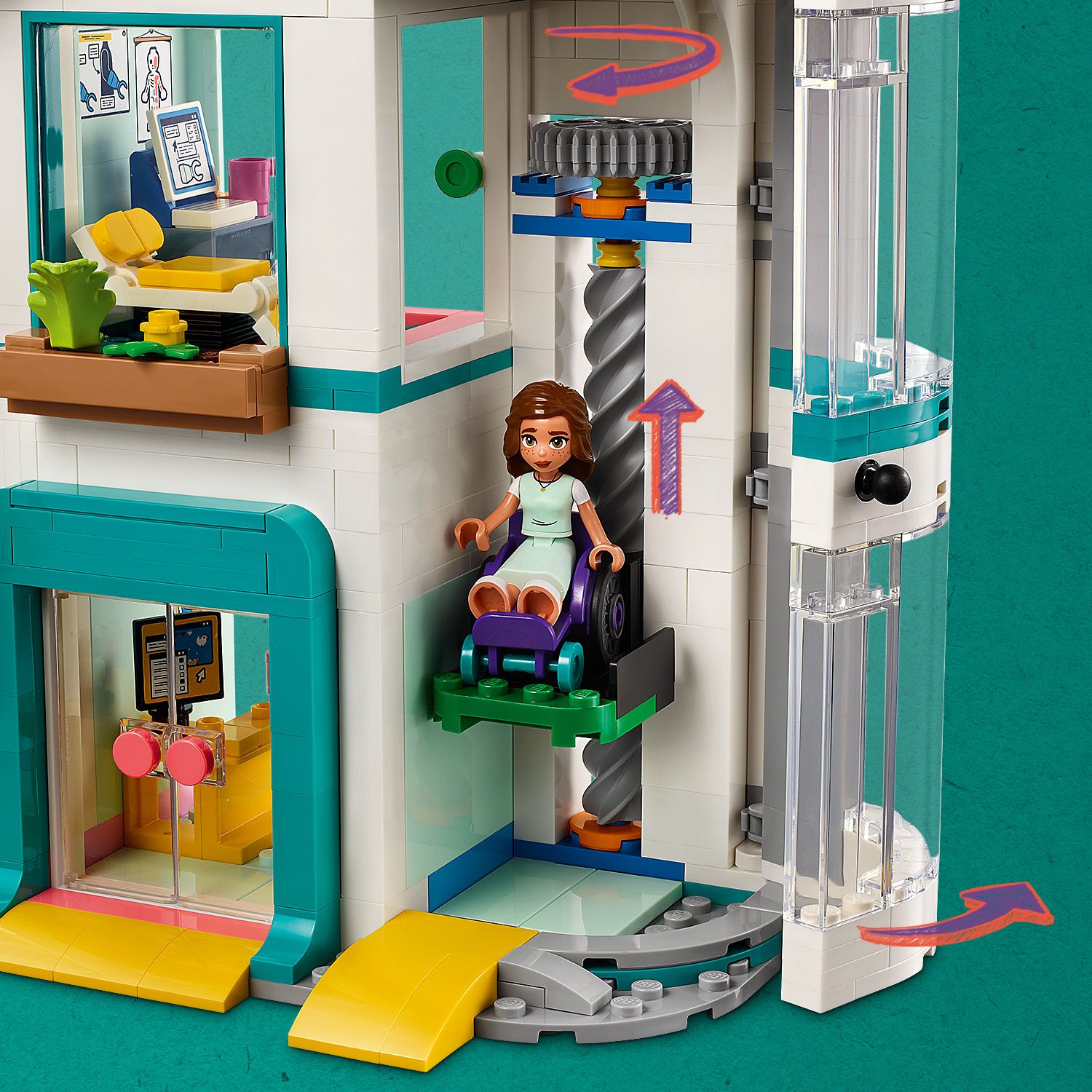 Hospital best sale friends lego