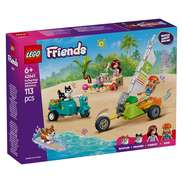 LEGO® Friends™ Surfing Dogs and Scooter Adventure – AG LEGO